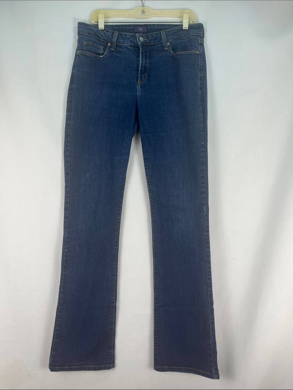 NYDJ Dark Wash Stretch Denim Bootcut Jeans 12L